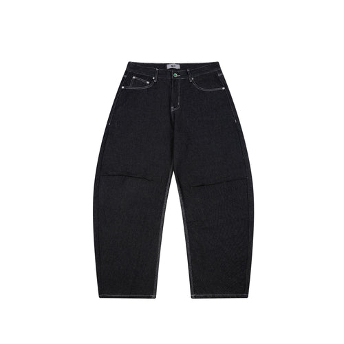 Vaqueros Madxmarx Heavy Stitch Barrel - S / Azul