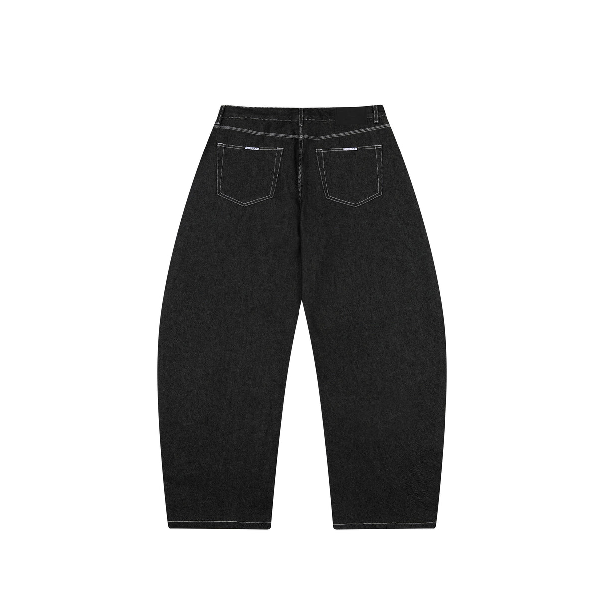 Jean barrel denim à coutures épaisses Madxmarx