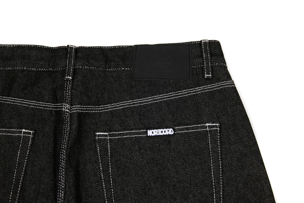 Jean barrel denim à coutures épaisses Madxmarx