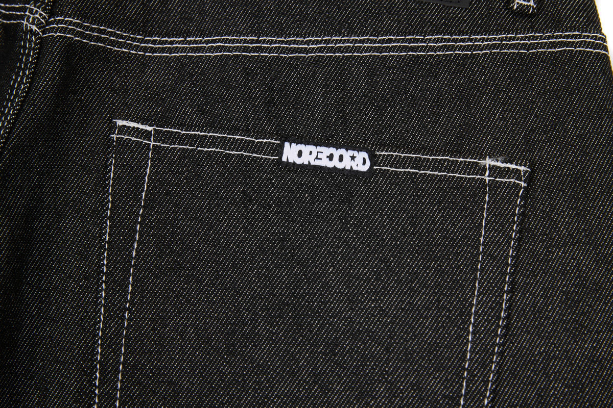 Jean barrel denim à coutures épaisses Madxmarx