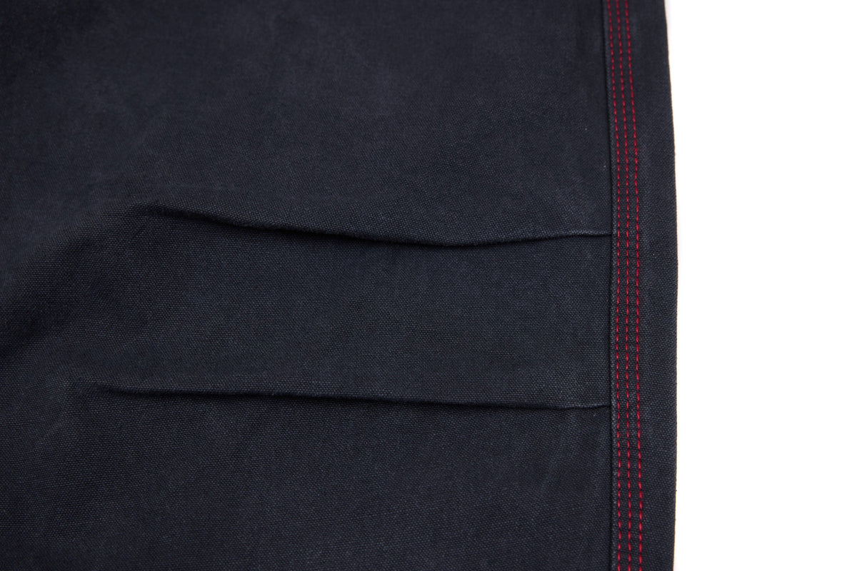 Pantalon en jean coupe tonneau à surpiqûres contrastantes Madxmarx