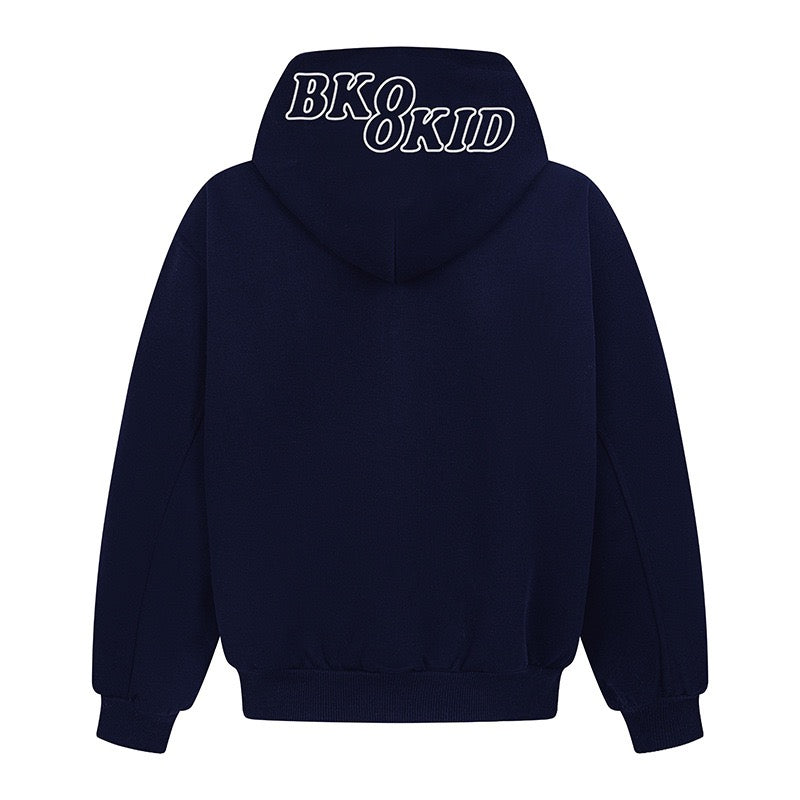 Madxmarx BKOKID Contrast Zip Hoodie