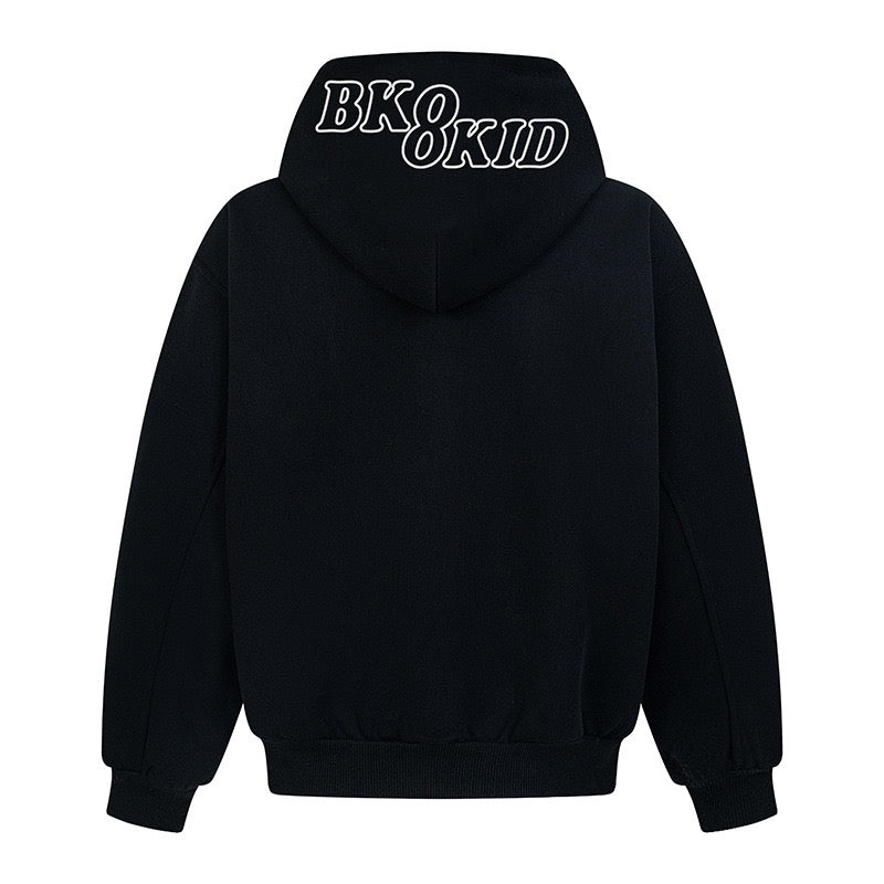 Madxmarx BKOKID Contrast Zip Hoodie