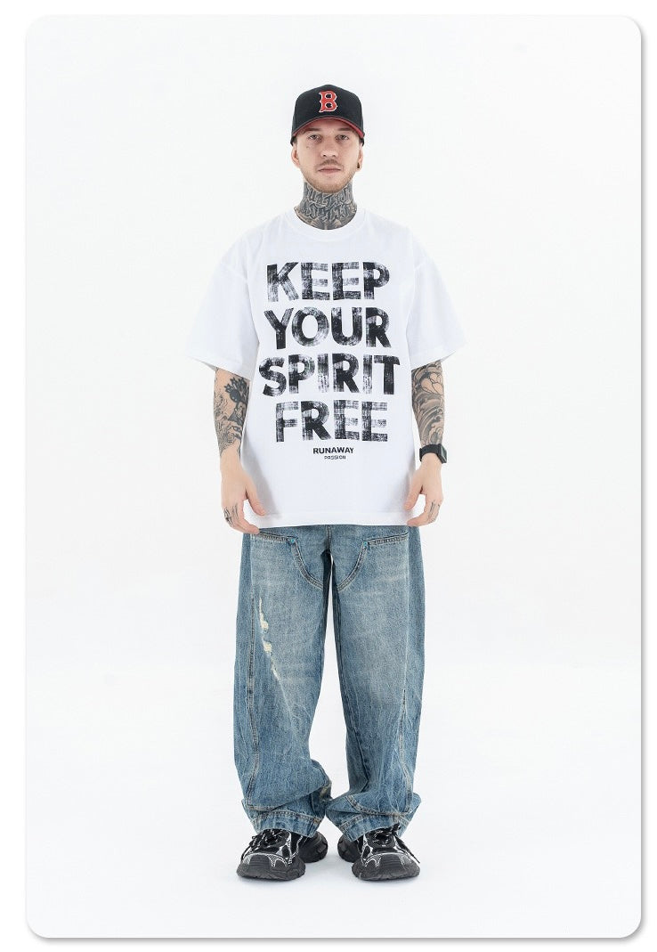 Madxmarx “Keep Your Spirit Free” Graphic Tee