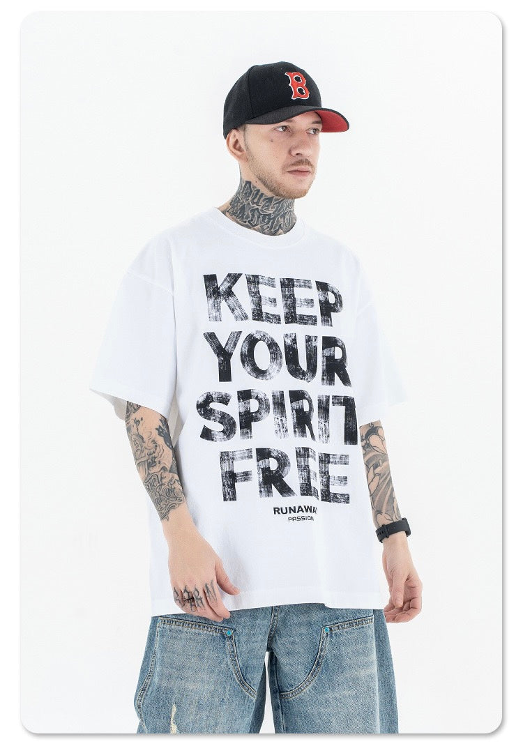 Madxmarx “Keep Your Spirit Free” Graphic Tee