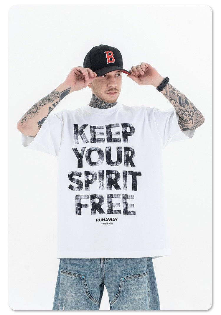 Madxmarx “Keep Your Spirit Free” Graphic Tee