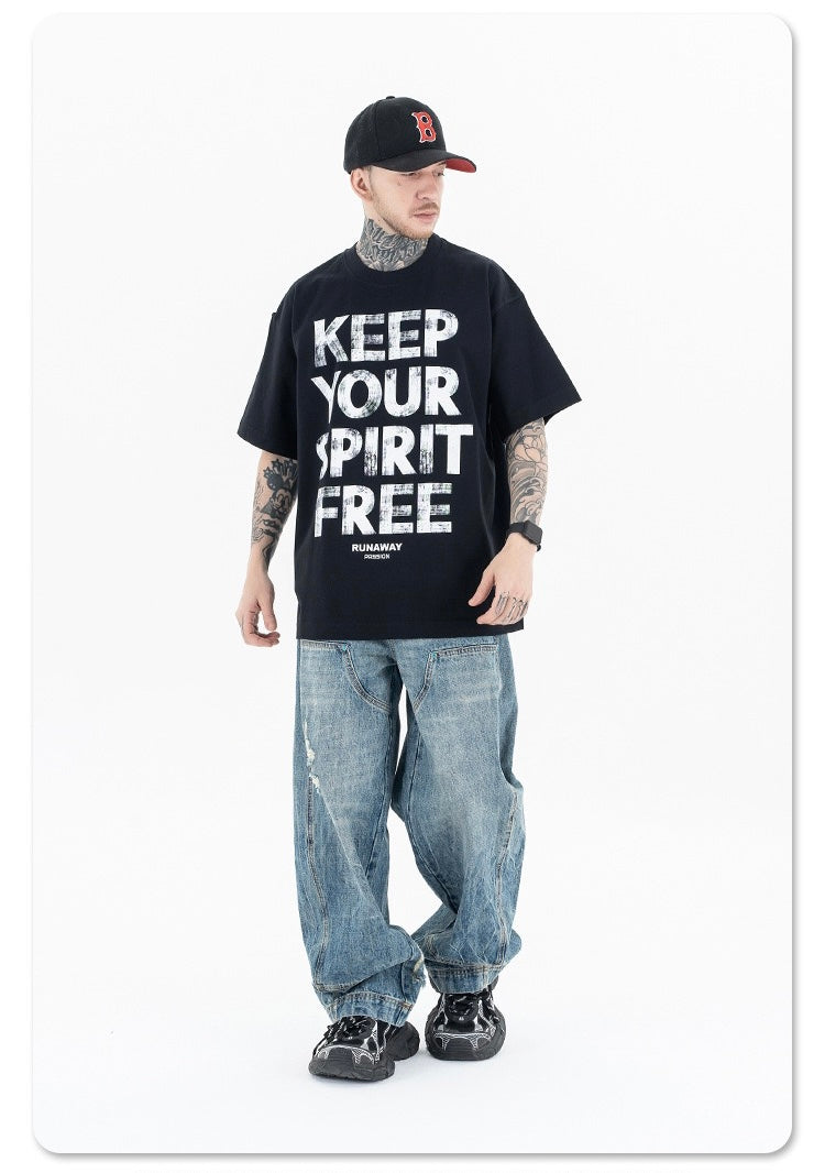 Madxmarx “Keep Your Spirit Free” Graphic Tee