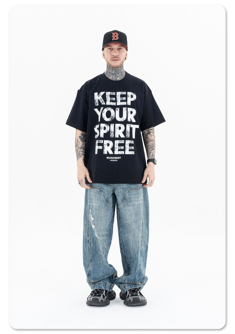 Madxmarx “Keep Your Spirit Free” Graphic Tee