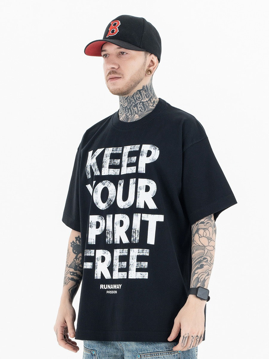 Madxmarx “Keep Your Spirit Free” Graphic Tee