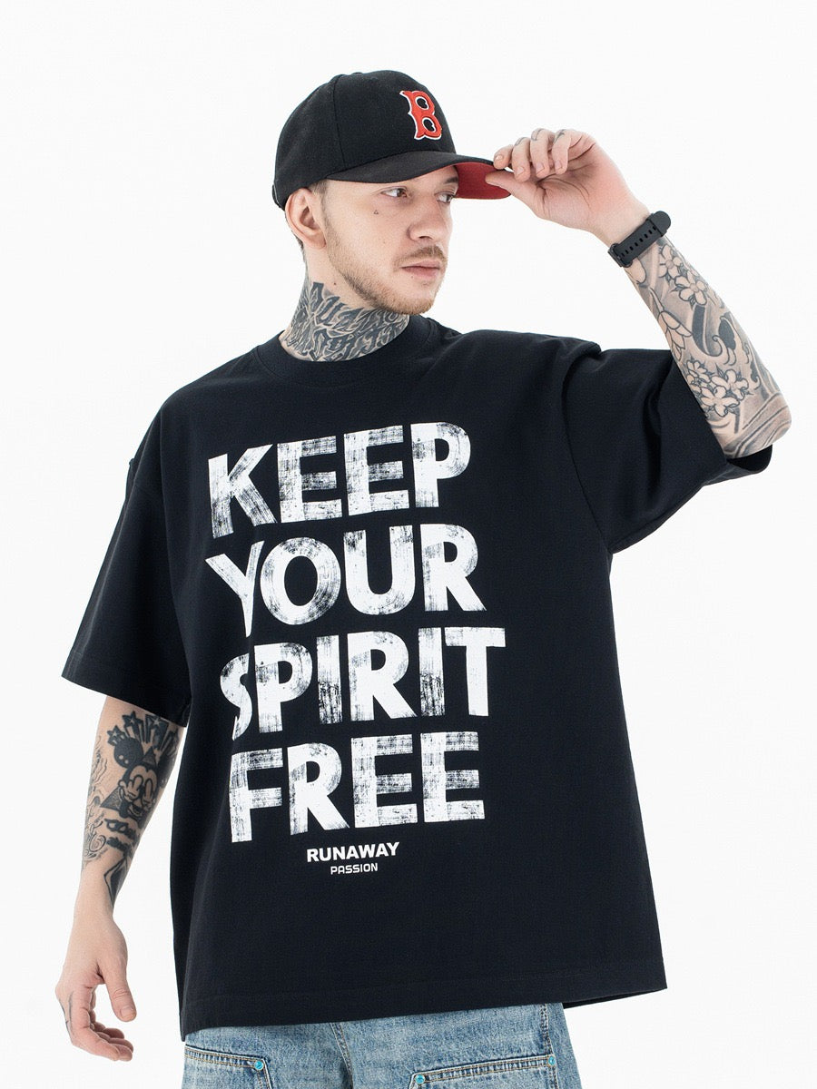 Madxmarx “Keep Your Spirit Free” Graphic Tee