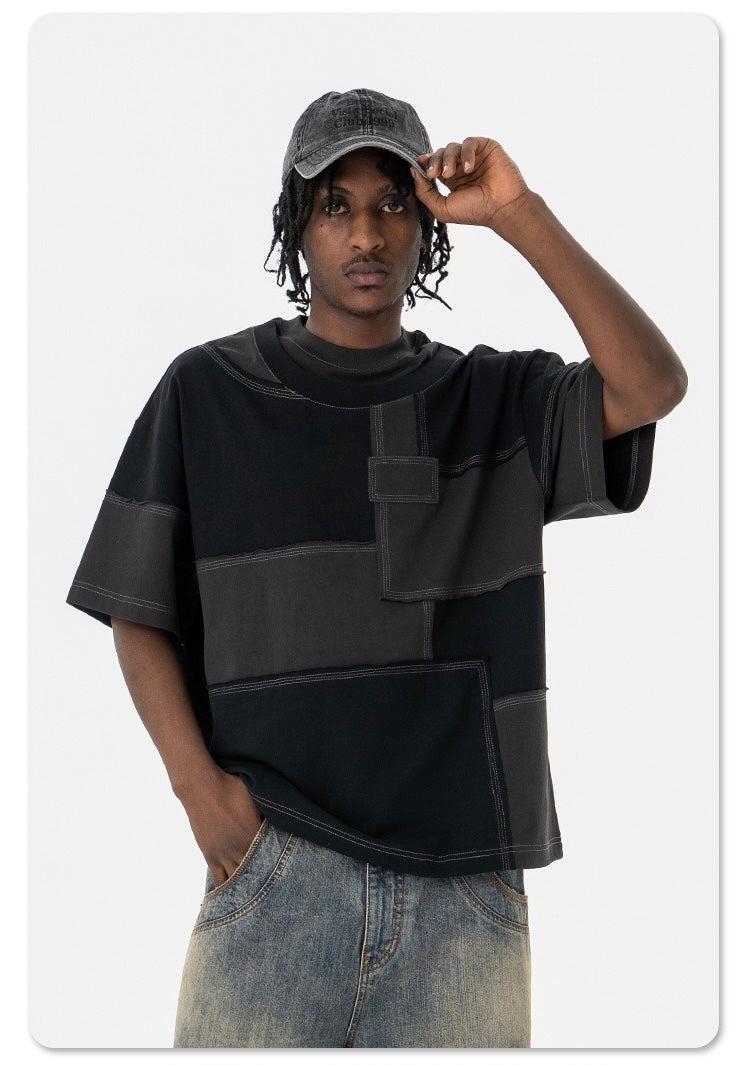 Madxmarx Patchwork Panel Tee