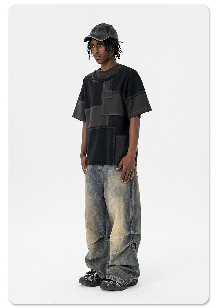 Madxmarx Patchwork Panel Tee