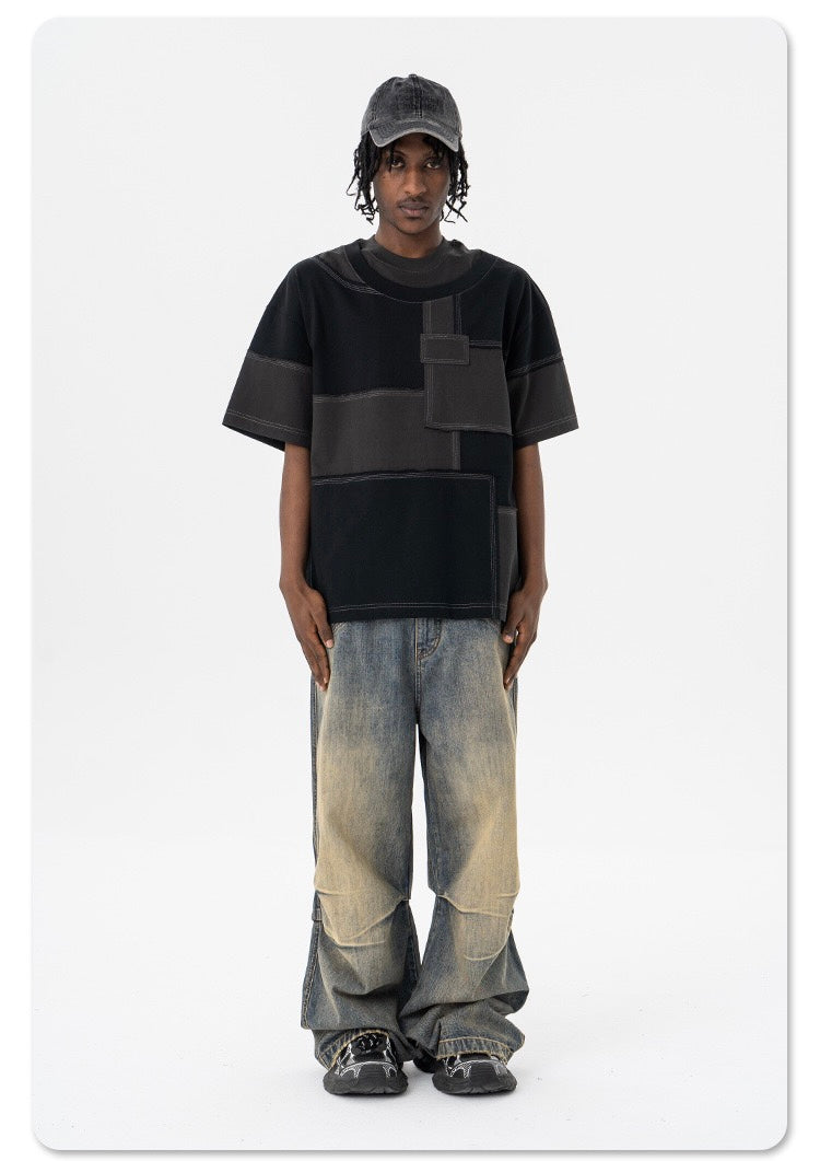 Madxmarx Patchwork Panel Tee