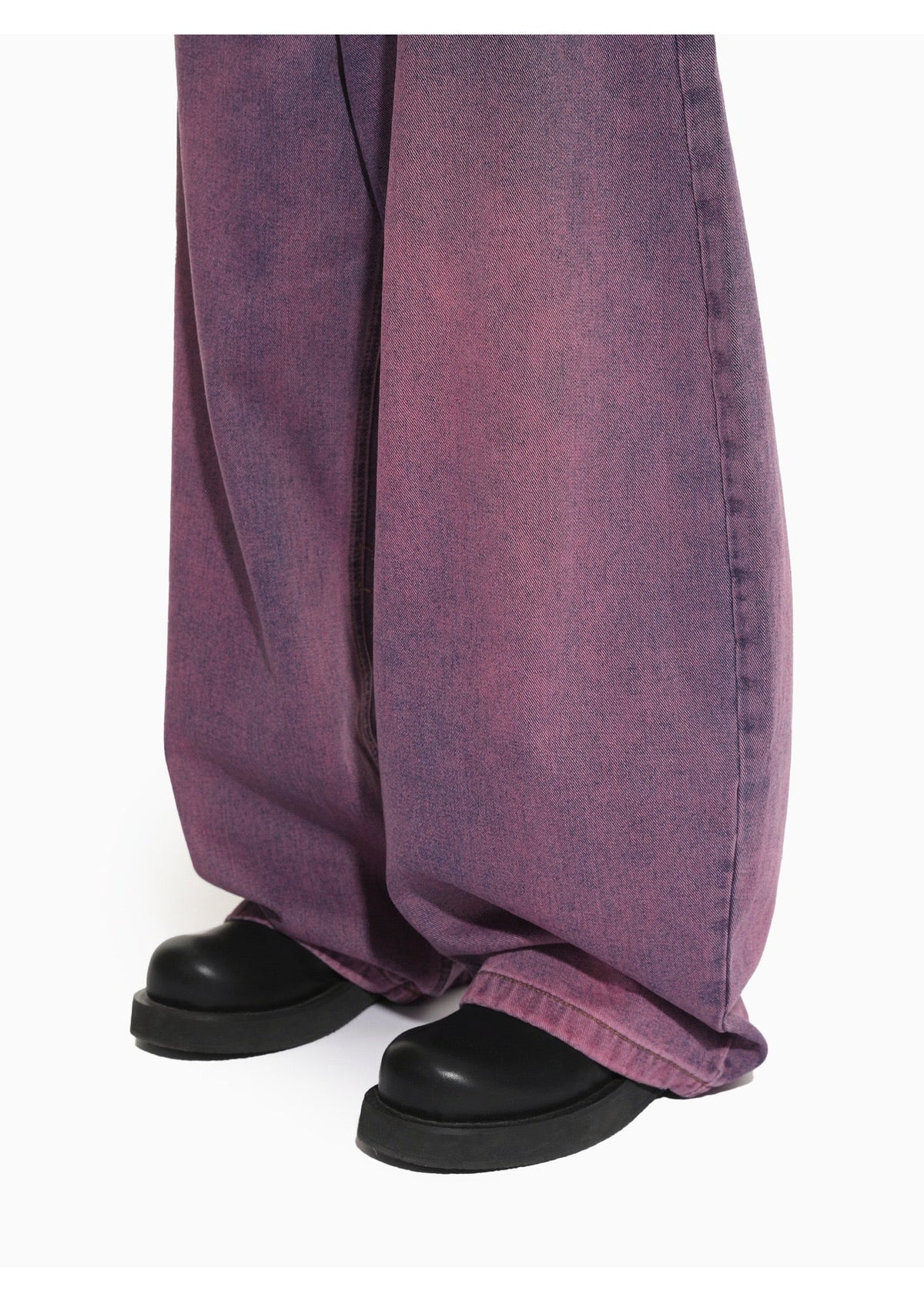 Madxmarx Gradient Washed Wide-Leg Jeans
