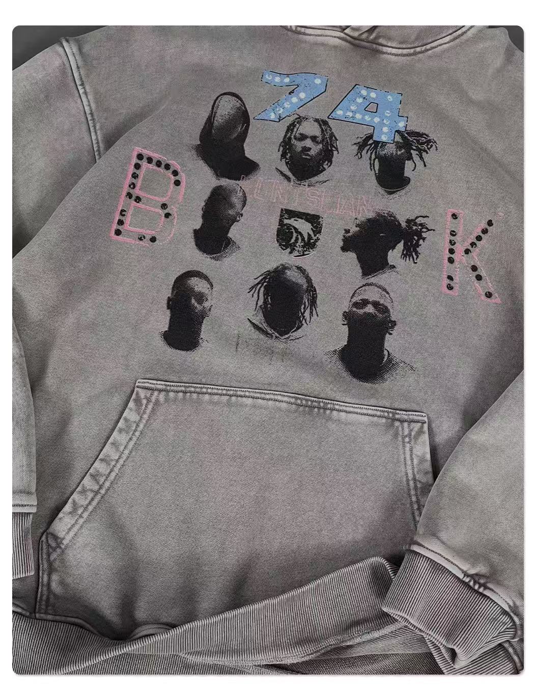 Madxmarx Vintage Artist Graphic Hoodie