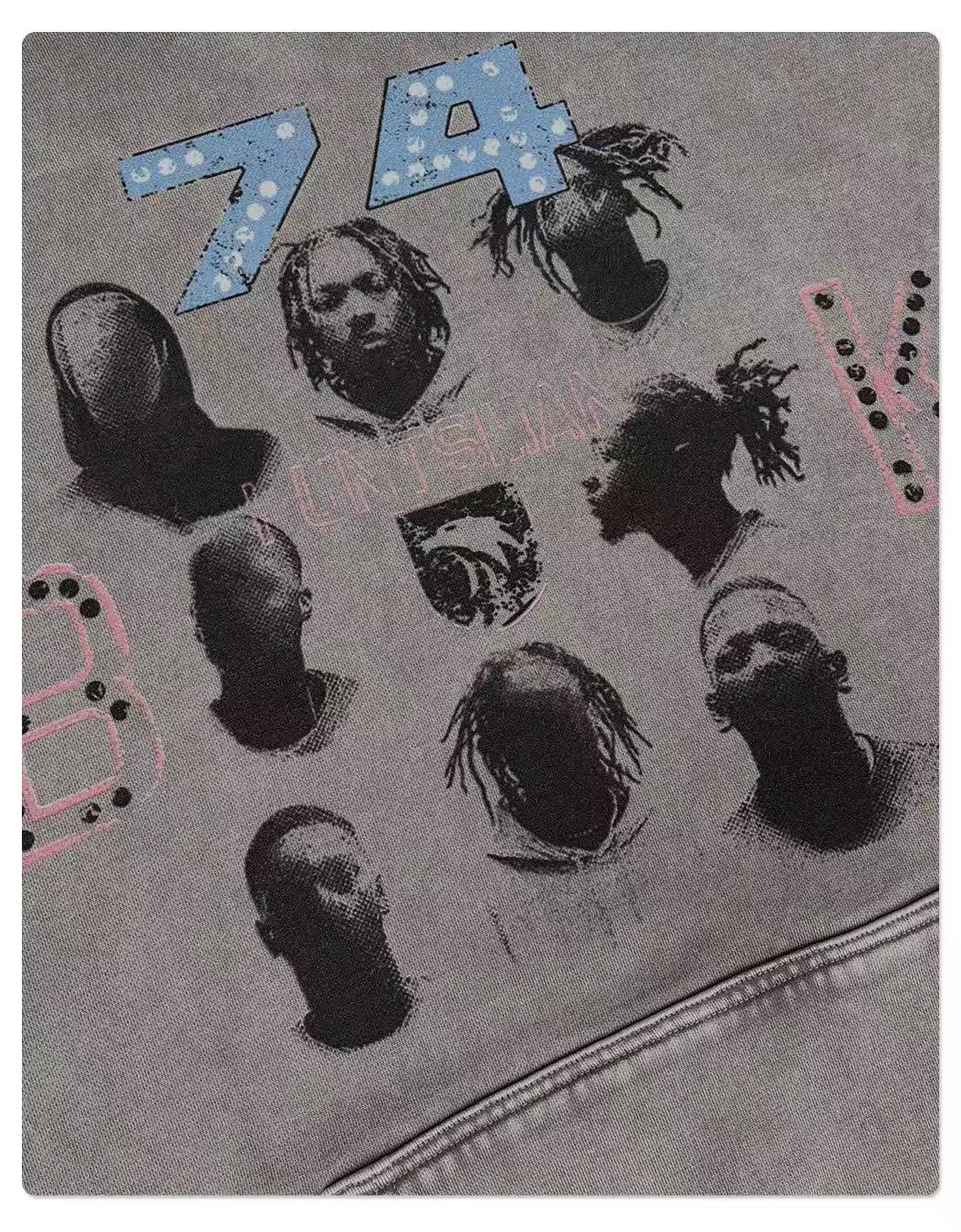 Madxmarx Vintage Artist Graphic Hoodie