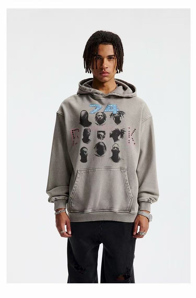Madxmarx Vintage Artist Graphic Hoodie