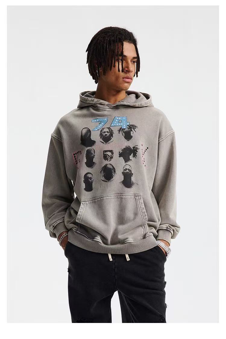 Madxmarx Vintage Artist Graphic Hoodie