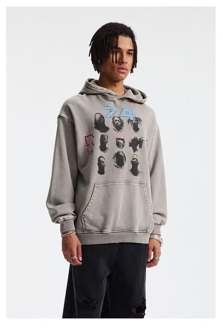 Madxmarx Vintage Artist Graphic Hoodie
