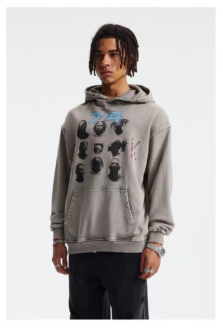 Madxmarx Vintage Artist Graphic Hoodie