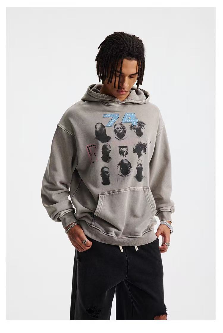 Madxmarx Vintage Artist Graphic Hoodie