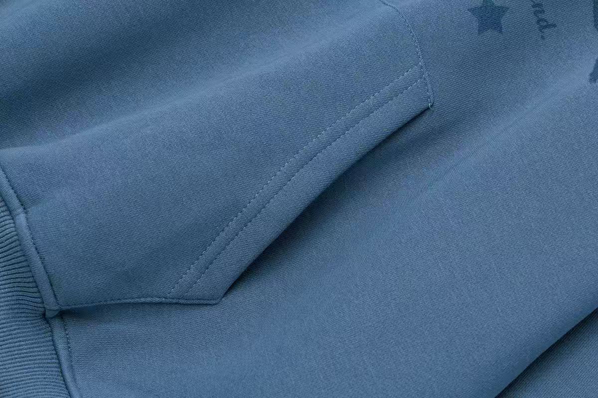 Madxmarx Star-Studded Graphic Pullover Hoodie