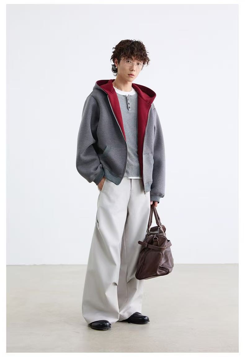 Madxmarx Dual-Layer Cozy Zip-Hoodie