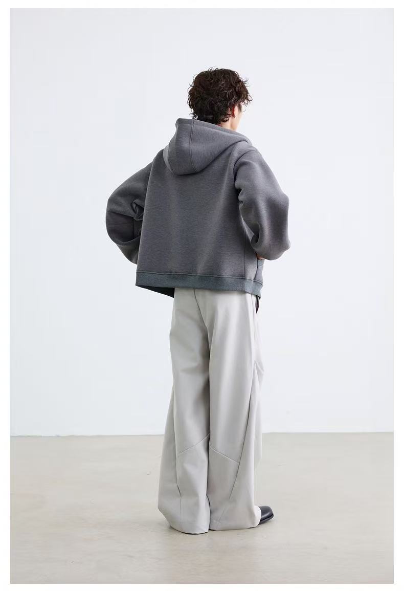 Madxmarx Dual-Layer Cozy Zip-Hoodie