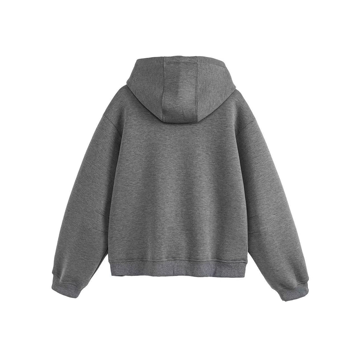 Madxmarx Dual-Layer Cozy Zip-Hoodie