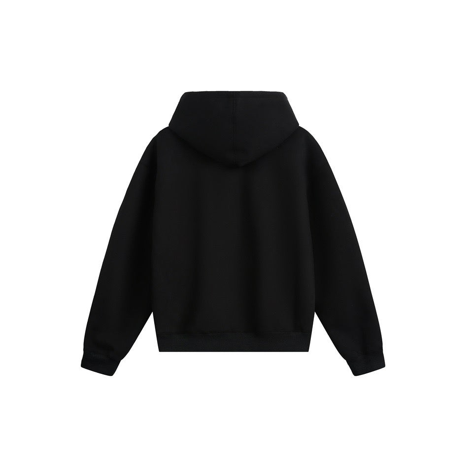 Madxmarx Printed Zip-Up Hoodie