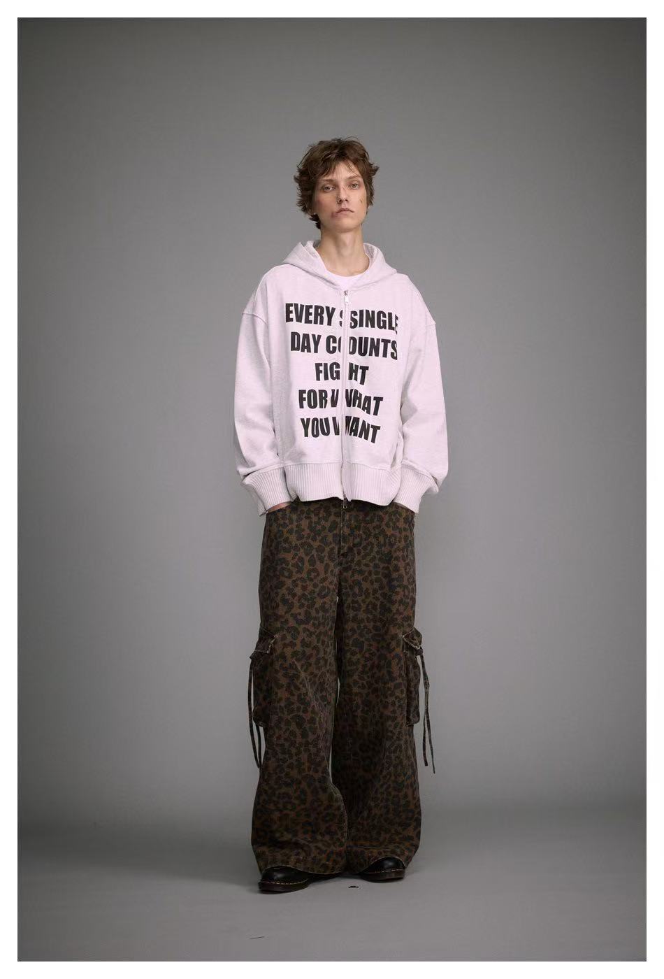 Madxmarx “Every Single Day” Zip-Up Hoodie