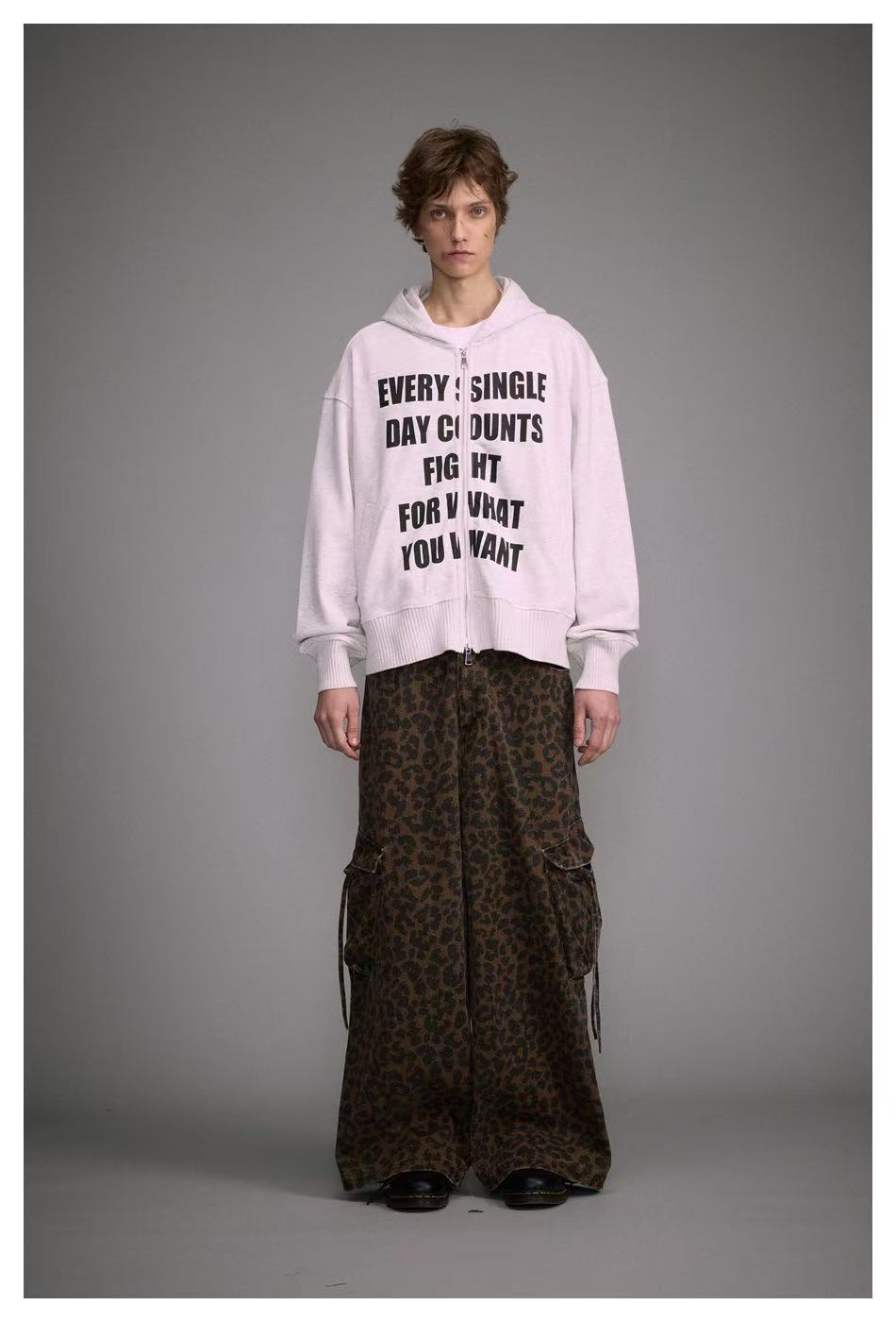 Madxmarx “Every Single Day” Zip-Up Hoodie