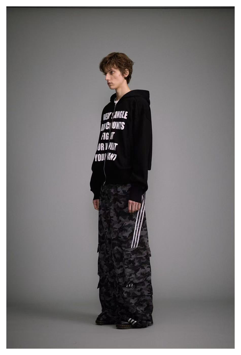 Madxmarx “Every Single Day” Zip-Up Hoodie