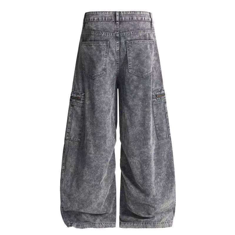 Madxmarx Vintage Wash Wide-Leg Pants