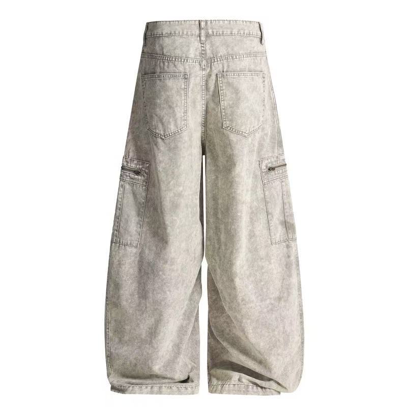 Madxmarx Vintage Wash Wide-Leg Pants