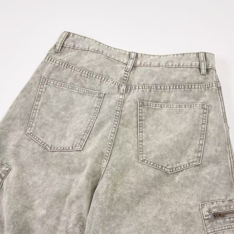 Madxmarx Vintage Wash Wide-Leg Pants