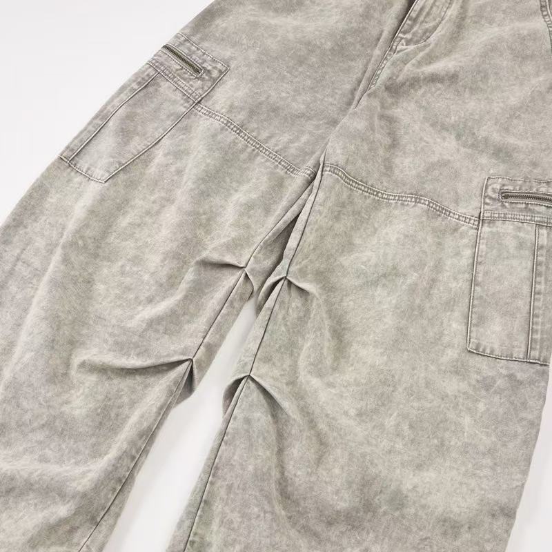 Madxmarx Vintage Wash Wide-Leg Pants