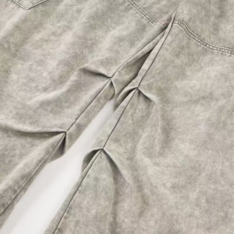 Madxmarx Vintage Wash Wide-Leg Pants