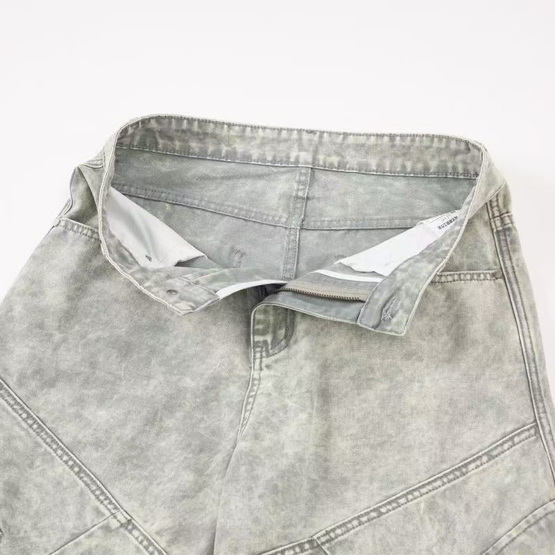 Madxmarx Vintage Cargo-Hose mit Paneelen und weitem Bein
