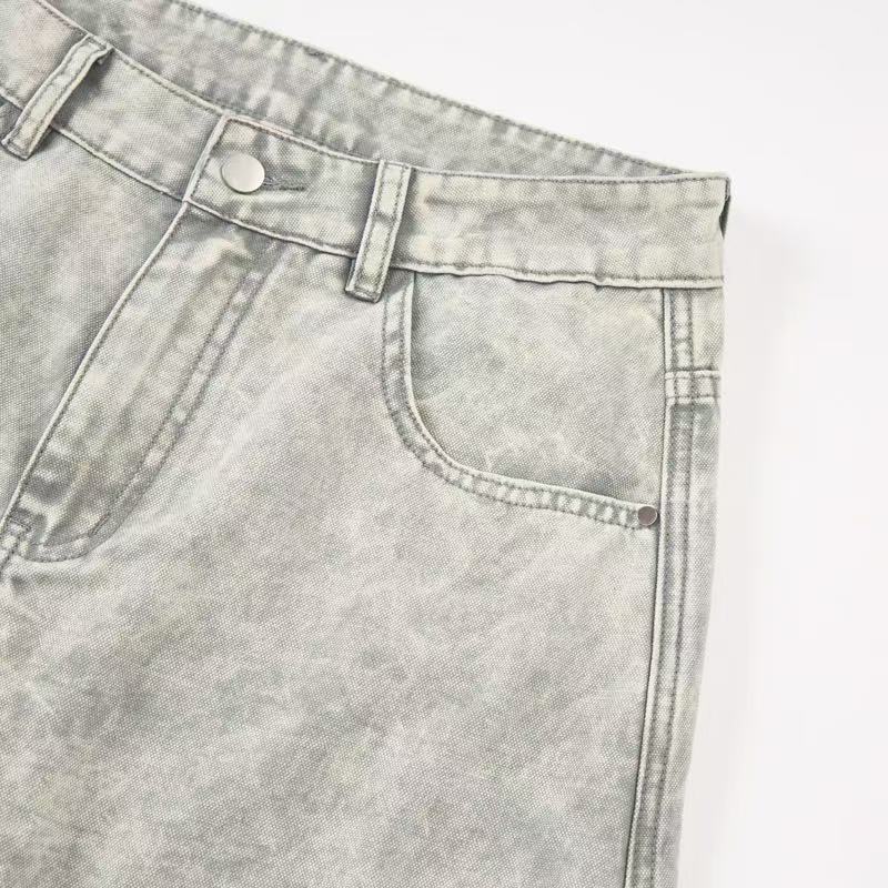 Madxmarx Vintage Cargo-Hose mit Paneelen und weitem Bein