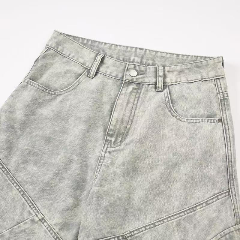 Madxmarx Vintage Cargo-Hose mit Paneelen und weitem Bein