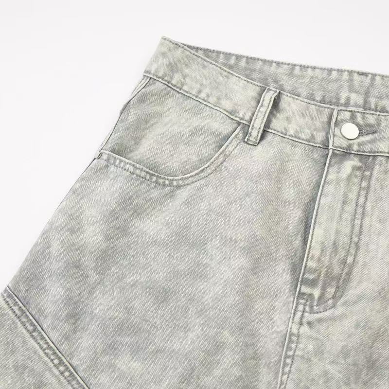 Madxmarx Vintage Cargo-Hose mit Paneelen und weitem Bein