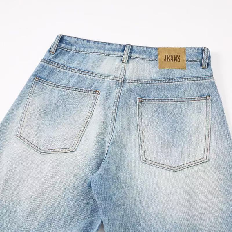 Pantalon large en jean Balloon délavage clair Madxmarx