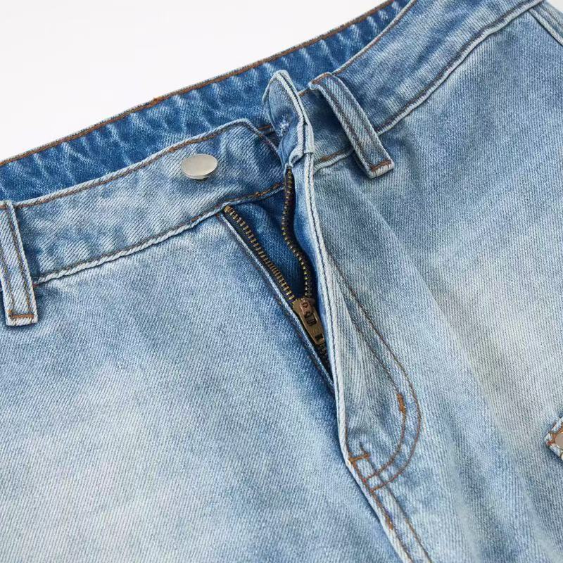 Pantalon large en jean Balloon délavage clair Madxmarx