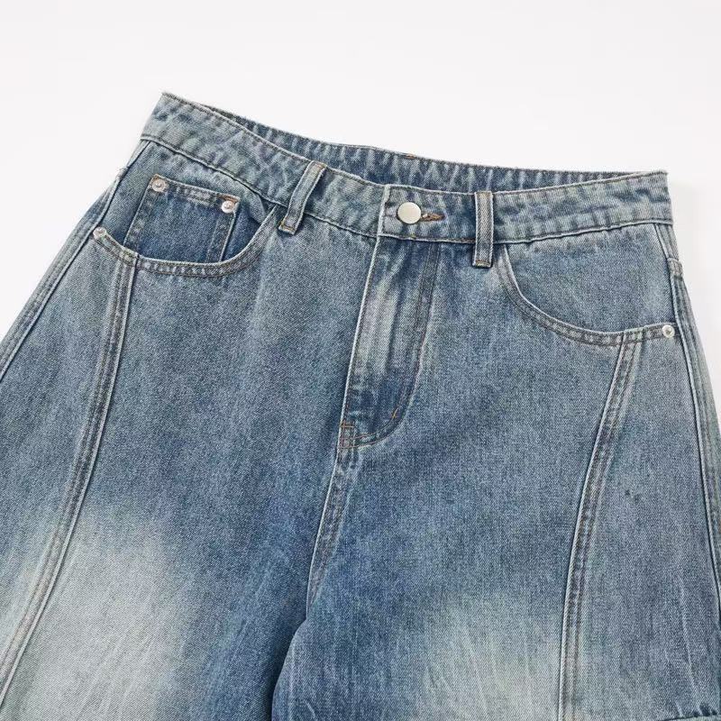 Madxmarx Vintage Cargo Wide-Leg Denim Pants