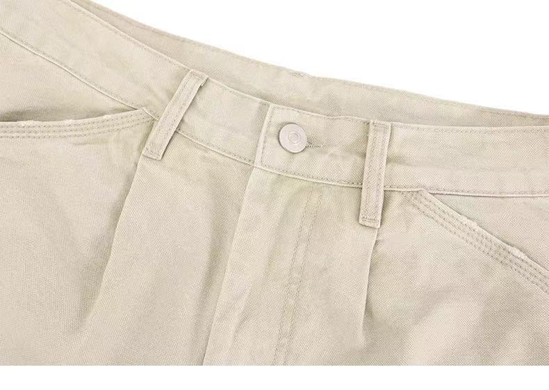 Pantalon de travail délavé à coupe incurvée Madxmarx
