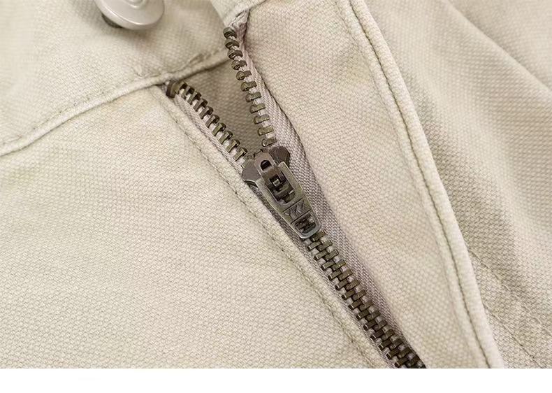 Pantalon de travail délavé à coupe incurvée Madxmarx
