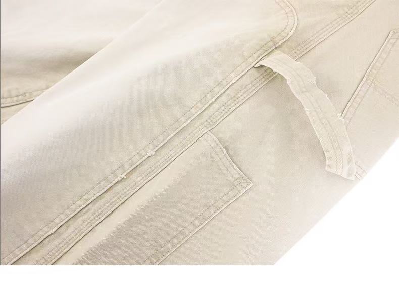 Pantalon de travail délavé à coupe incurvée Madxmarx