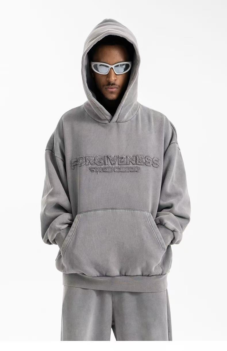 Madxmarx Forgiveness Embroidered Hoodie
