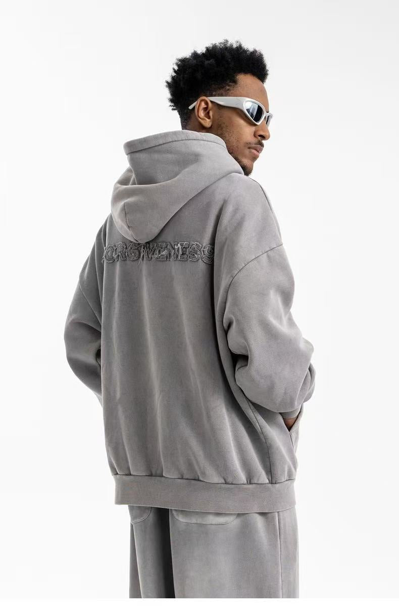 Madxmarx Forgiveness Embroidered Hoodie